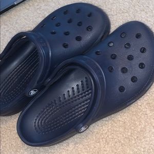 Navy Crocs Great condition